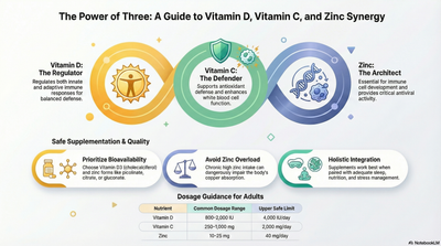 Vitamin D, Vitamin C and Zinc for Immune Support