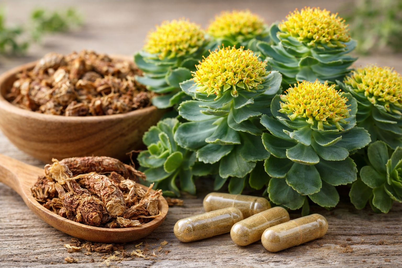 Rhodiola Rosea: Mental Fatigue, Stress Resilience And Cognitive Endurance