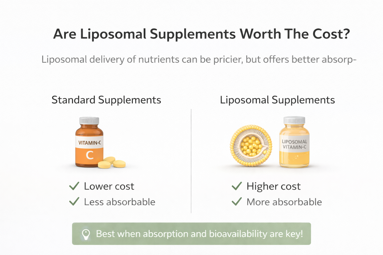 Liposomal vs Capsules vs Powders vs Tablets: Which Supplement Form Is Best?