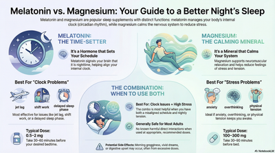 Melatonin and Magnesium Together: Is It Safe? Benefits, Dosage & When It Makes Sense
