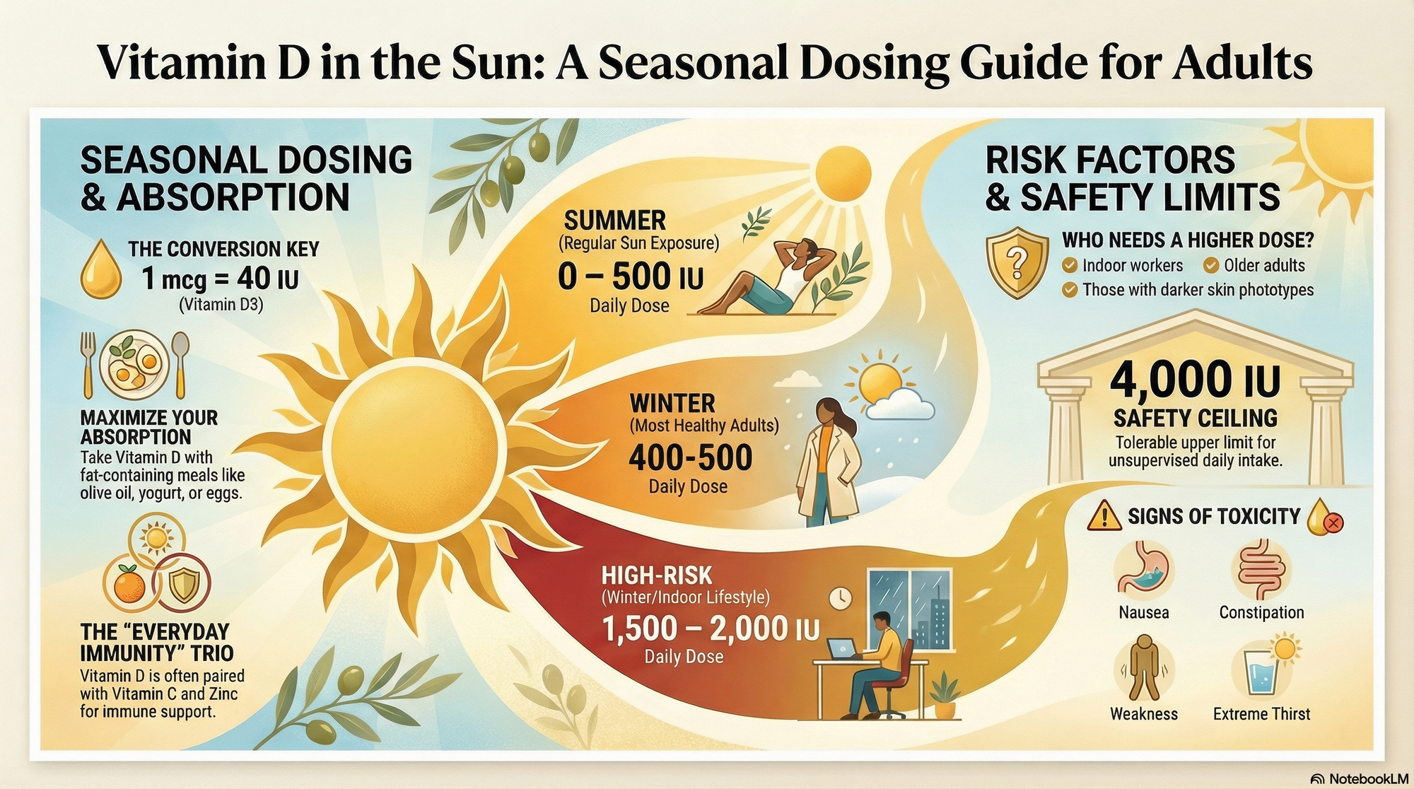 Vitamin D Dosage for Adults in Greece: How Much Should You Take? (Safe Ranges + Practical Guide)