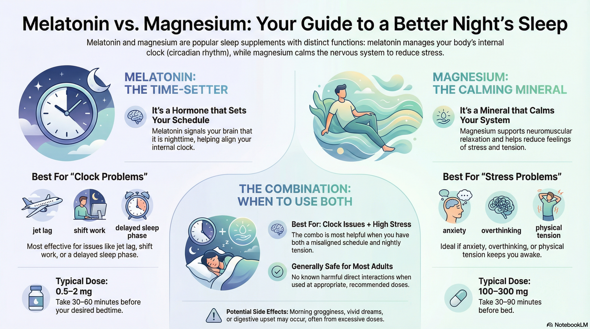 Melatonin and Magnesium Together: Is It Safe? Benefits, Dosage & When It Makes Sense