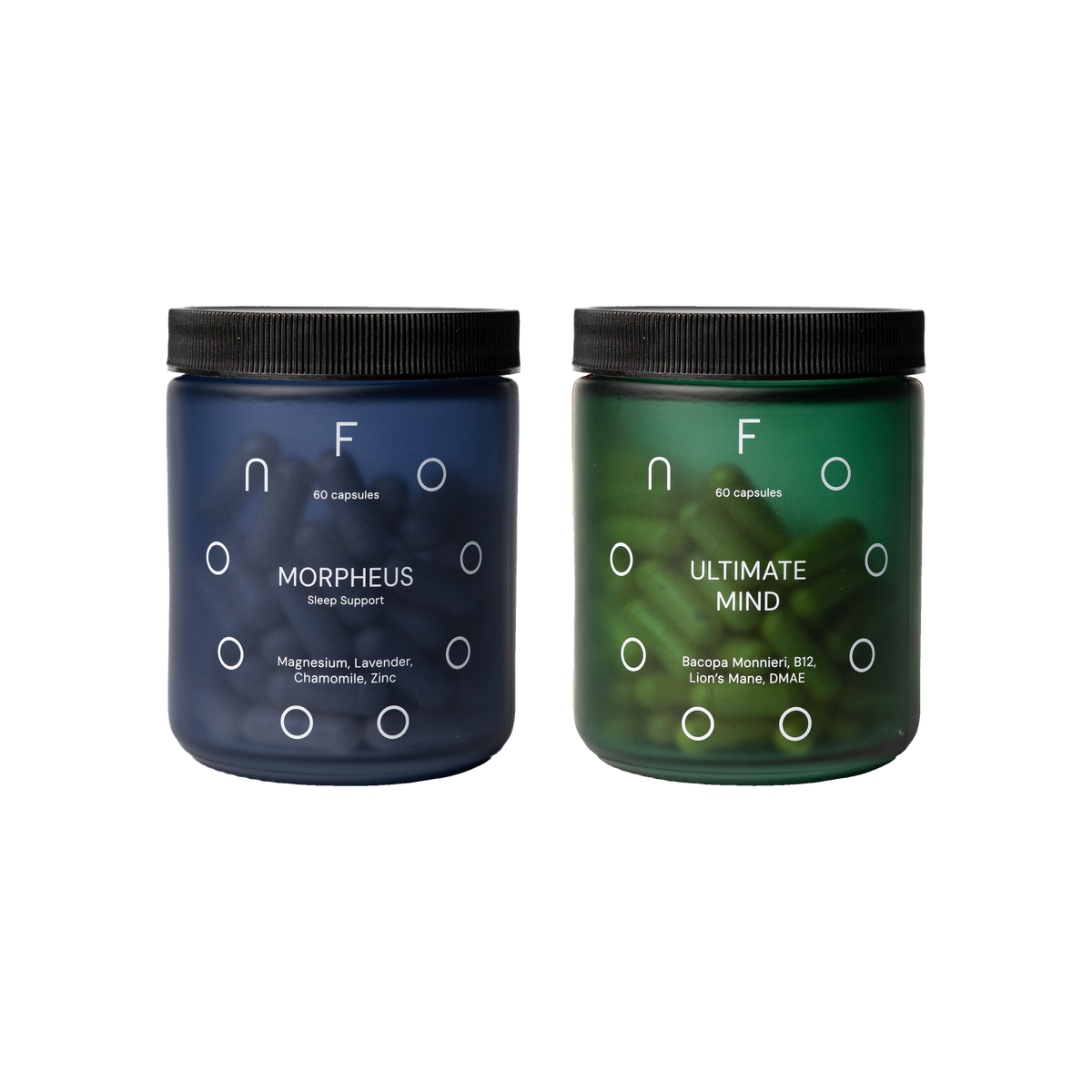 FOOON Day & Night Cognitive Balance bundle—Ultimate Mind nootropic for daytime focus and Morpheus sleep support for nighttime recovery