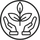100% natural icon