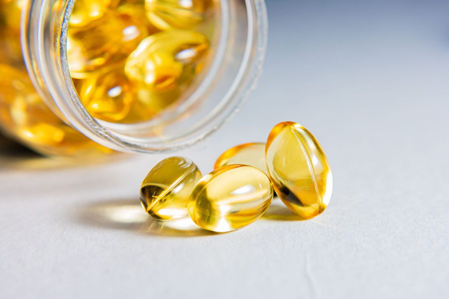 Close up of supplement capsules, the benefits of liposomal supplements